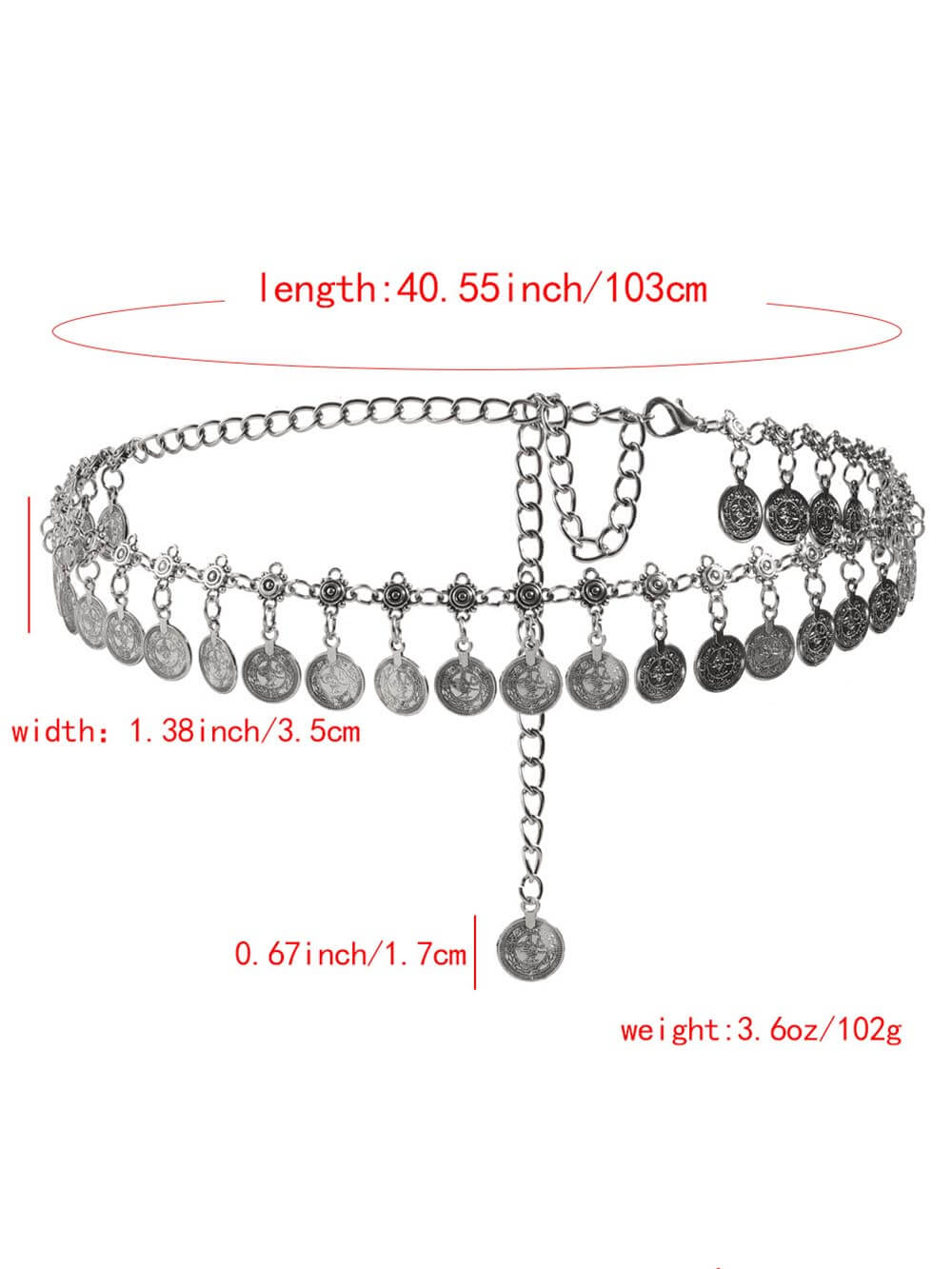 Ethnic Style Geometric Waist Chain