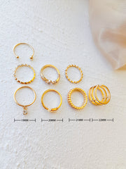 Iris Ring Set 8pcs