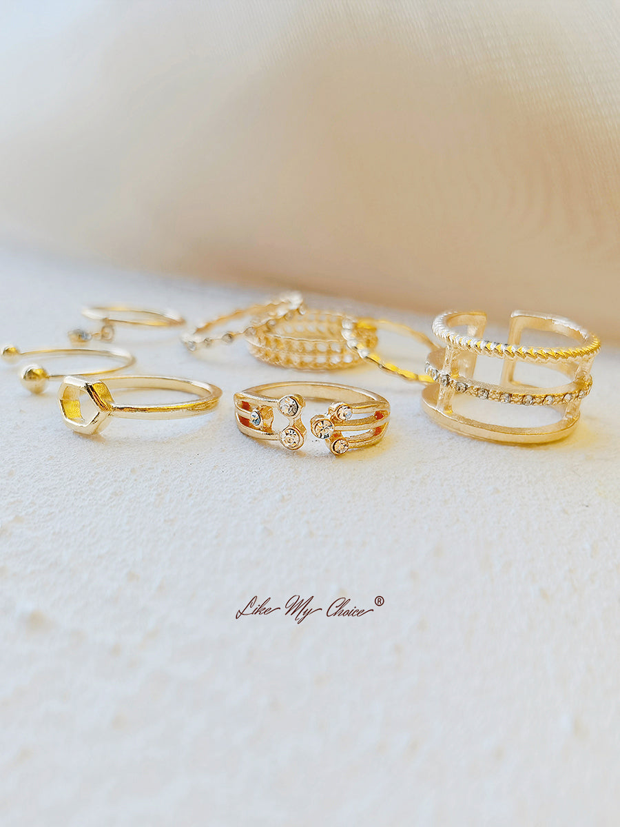 Iris Ring Set 8pcs