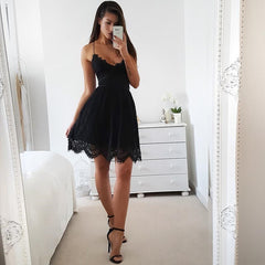All About That Lace Ruffled Mini Dress