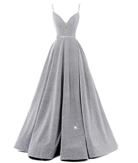 Elana Glitter A-Line Dress