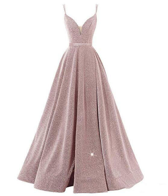 Elana Glitter A-Line Dress