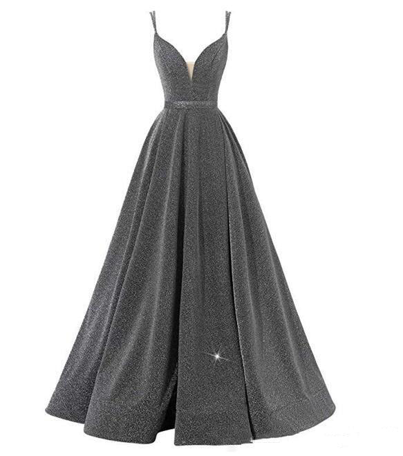 Elana Glitter A-Line Dress