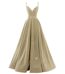 Elana Glitter A-Line Dress