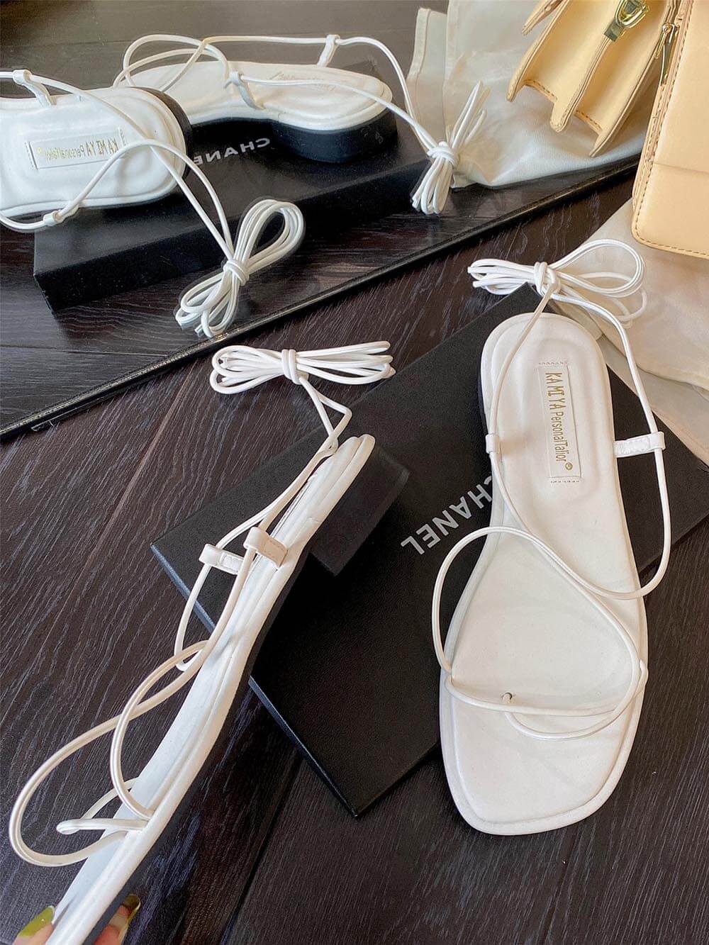 Roman Style Flat Strappy Sandals