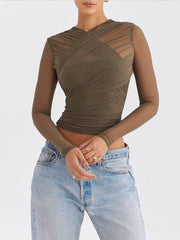 Mesh Layered Top