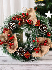 Christmas Decoration Wreath Window Door Hanging Christmas Wreath