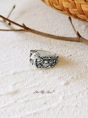 Vintage Wild Mushroom Boho Ring