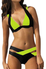 Color Block Swim Top