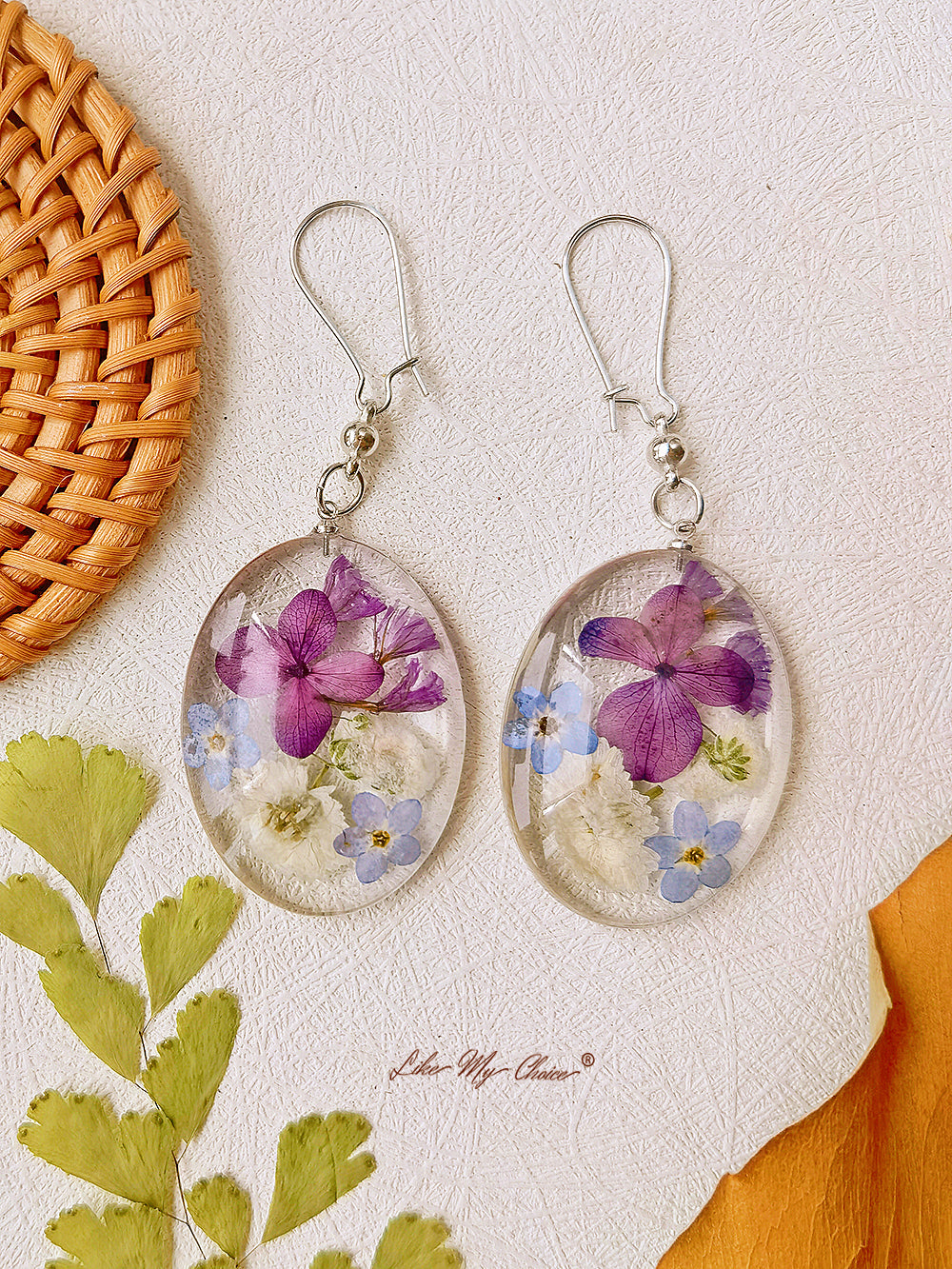 Gardener Wildflower Oval Earrings