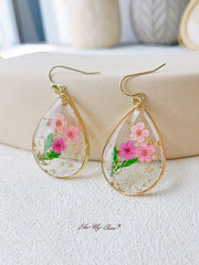 Forget Me Not Drop Flower Earrings