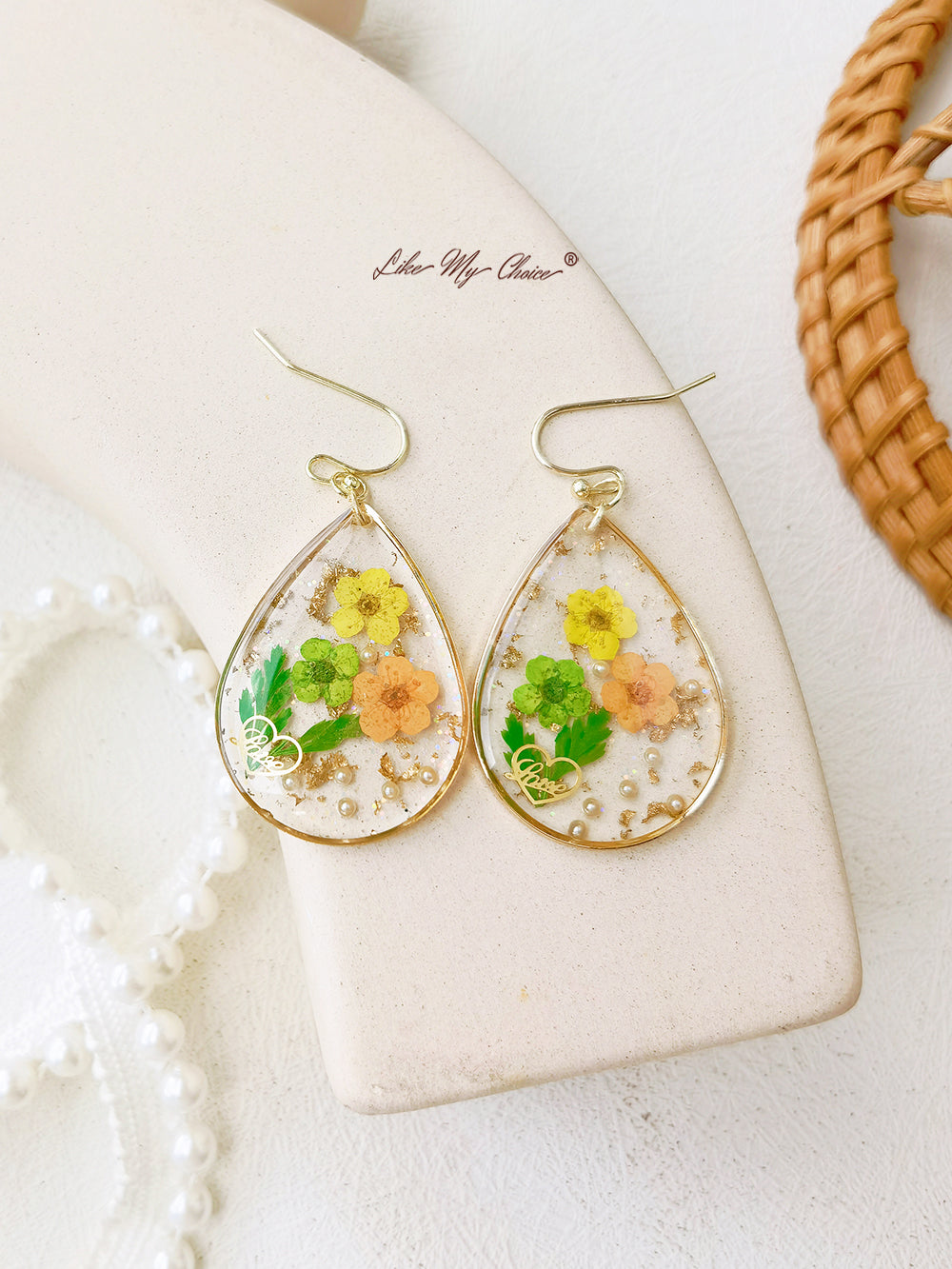 Forget Me Not Drop Flower Earrings