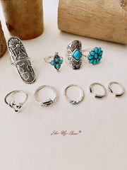 Arrow Boho Ring Set 9pcs