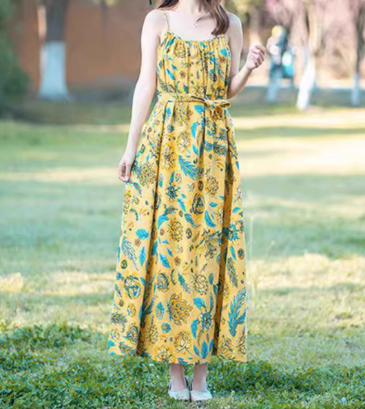 Flowy In Floral Maxi Dress