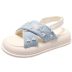 Liana Denim Summer Sandals