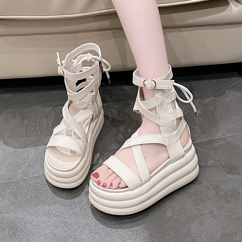 StrapWrap Tie Sandals