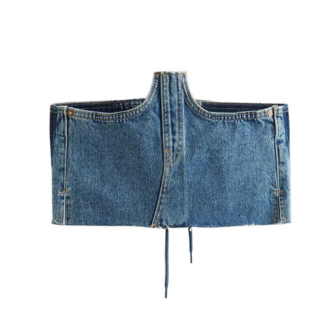 Gogo Denim Top