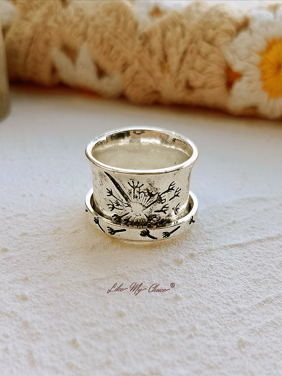 Vintage Dandelion Ring