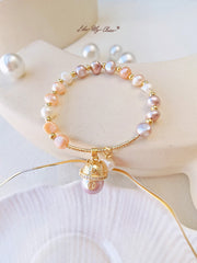 Baroque Asymmetric Freshwater Pearl Bracelet