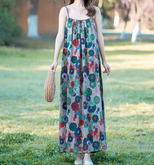 Flowy In Floral Maxi Dress