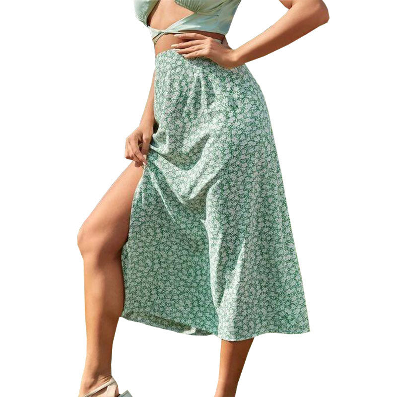 Fabulously Fierce Leopard Mini Skirt - Green