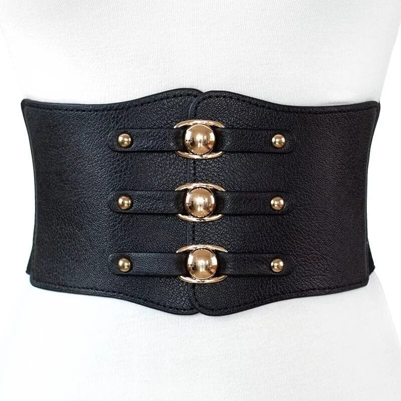 The Delphi Faux Leather Waistband Belt - Multiple Colors