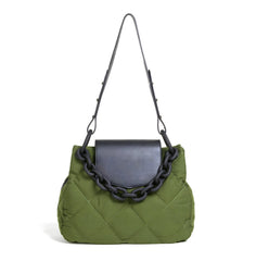 The Merritt Chainlink Quilted Handbag Purse - Multiple Colors