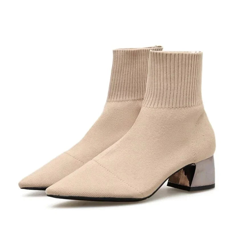 The Sage Knitted Ankle Boots - Multiple Colors