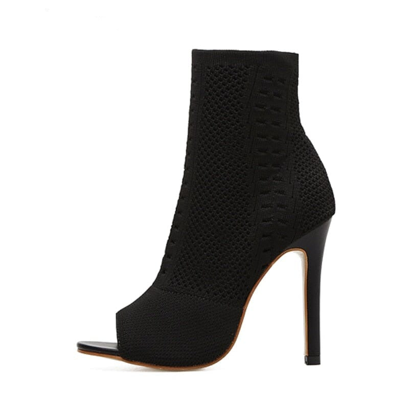 The Harper Open Toe Ankle Boots - Multiple Colors