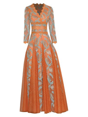 The Clementine Long Sleeve Maxi Dress