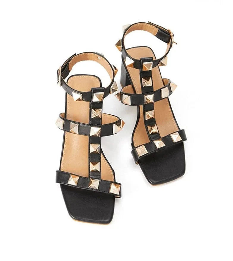 The Roman High Heel Sandals - Multiple Colors