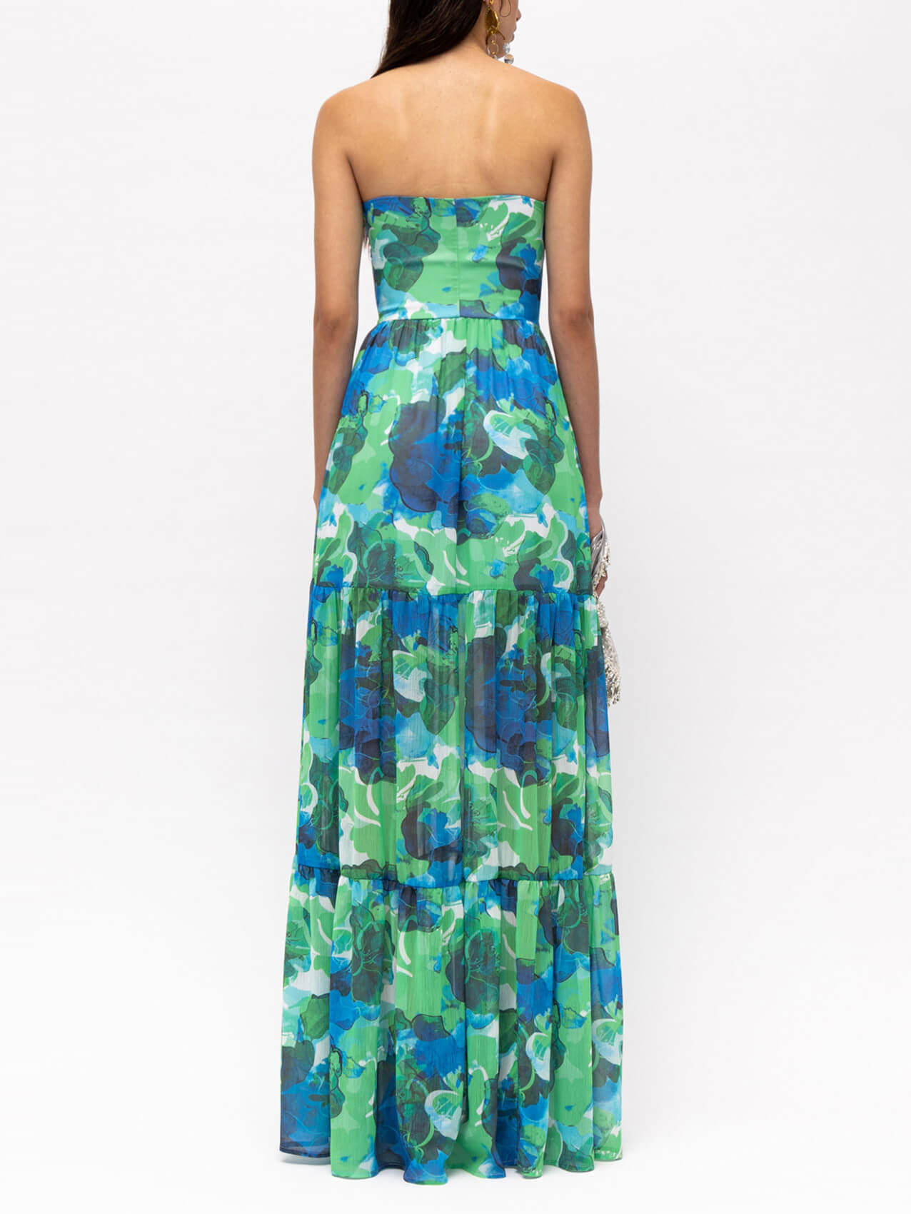 Vacation Casual Printed Wrap-Around Maxi Dress