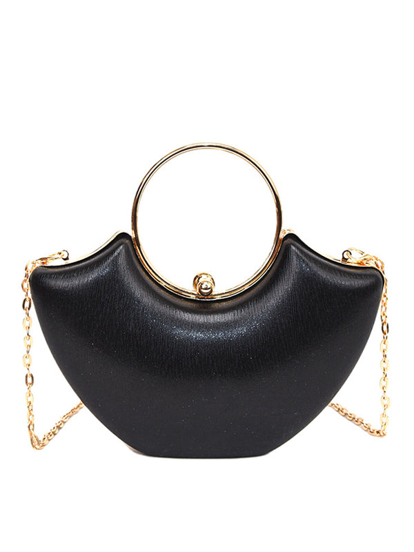 Retro Clip Light Luxury Personality Crossbody Bag