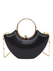 Retro Clip Light Luxury Personality Crossbody Bag