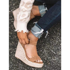 Daydreaming Platform Espadrille Wedges