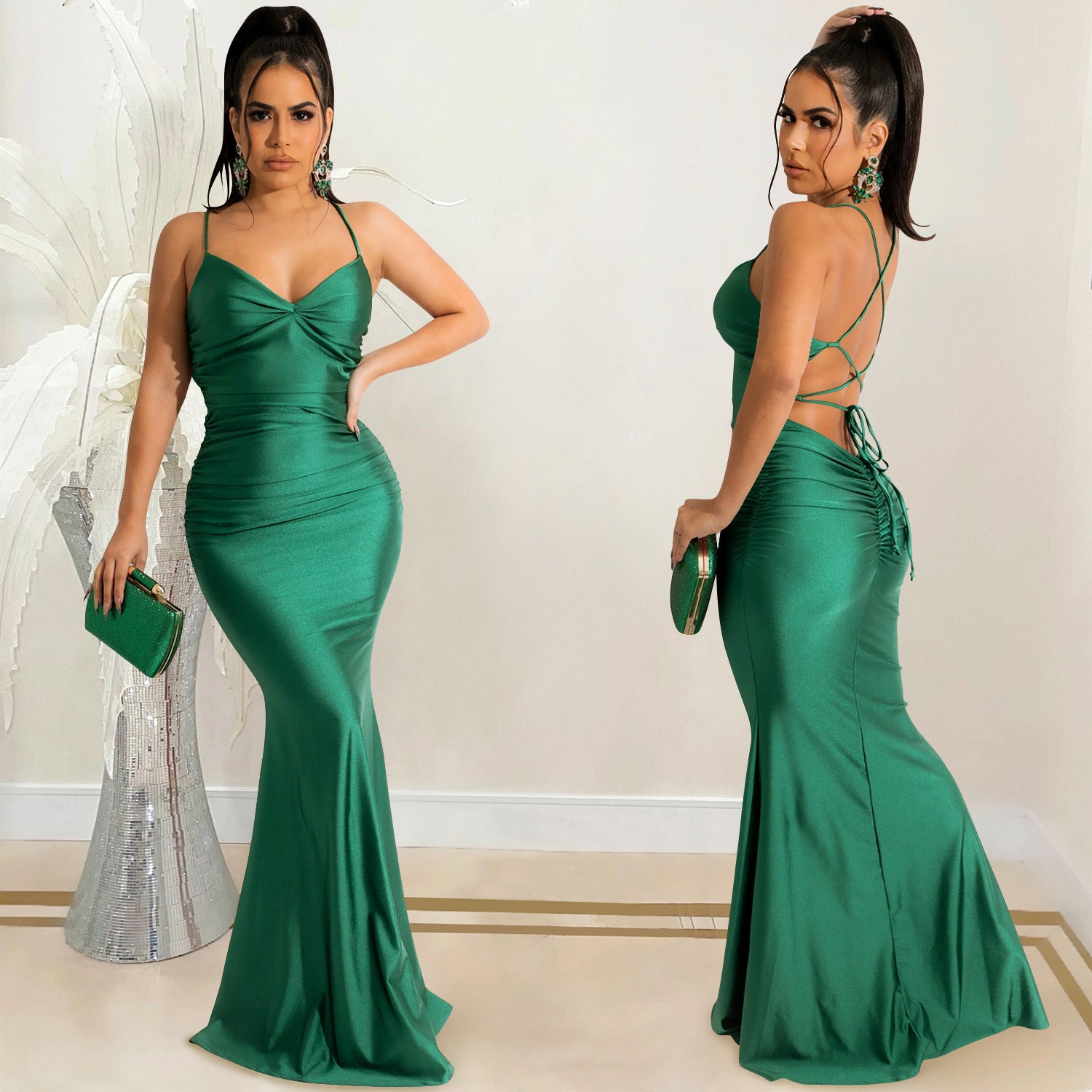 Bianca Ruched Mermaid Formal Dress