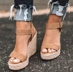 Daydreaming Platform Espadrille Wedges