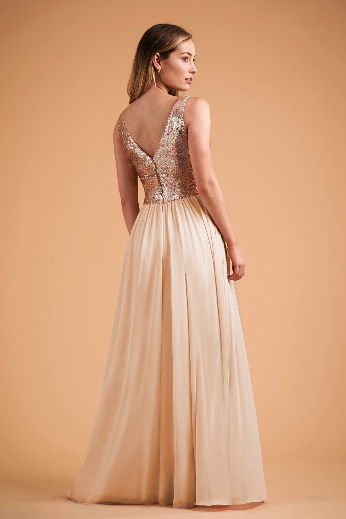 Adina Sequin and Satin Ball Gown