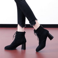 Lace It Up Heeled Booties