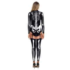 Bone Baddie Metallic Skeleton Jumpsuit