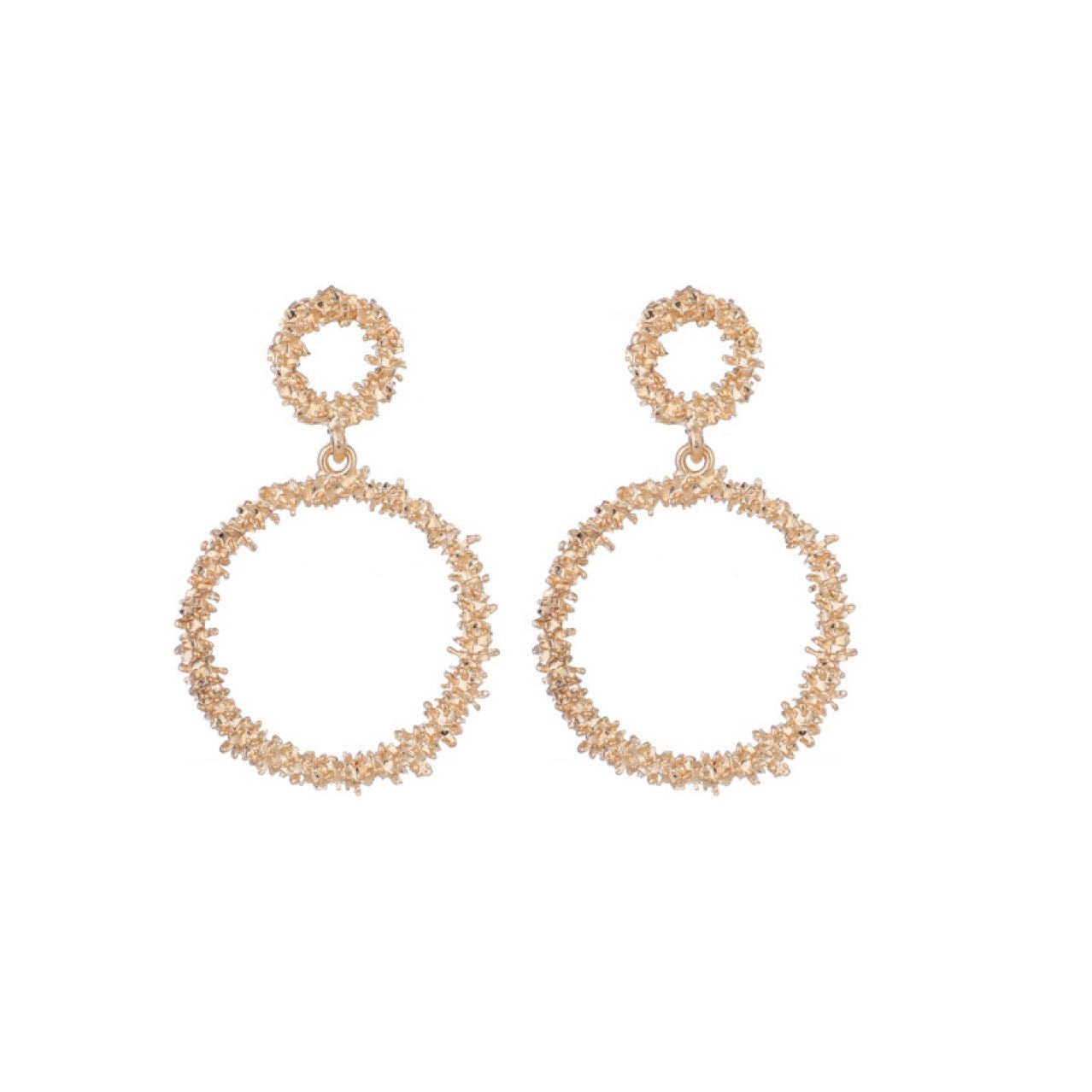 Dress It Up Drop Hoop Earrings