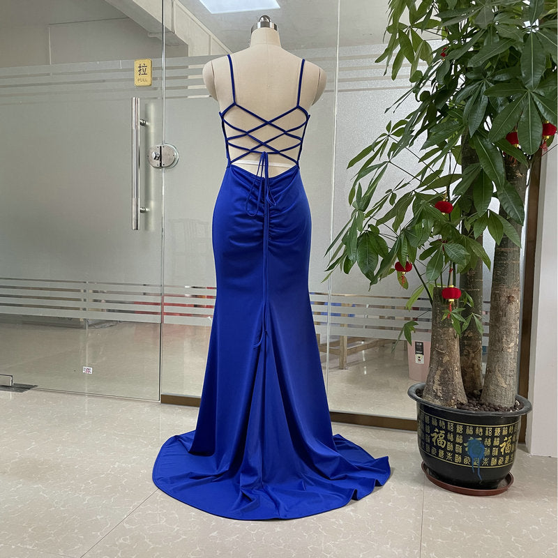 Delta Formal Cutout Glitter Dress