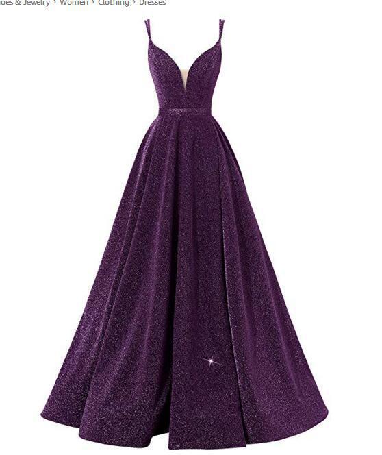 Elana Glitter A-Line Dress