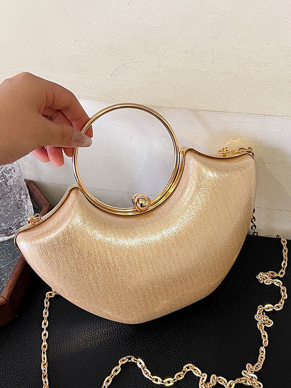 Retro Clip Light Luxury Personality Crossbody Bag