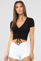 Casual Slay Knit Crop Top