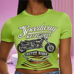 Budweiser Graphic Crop Top