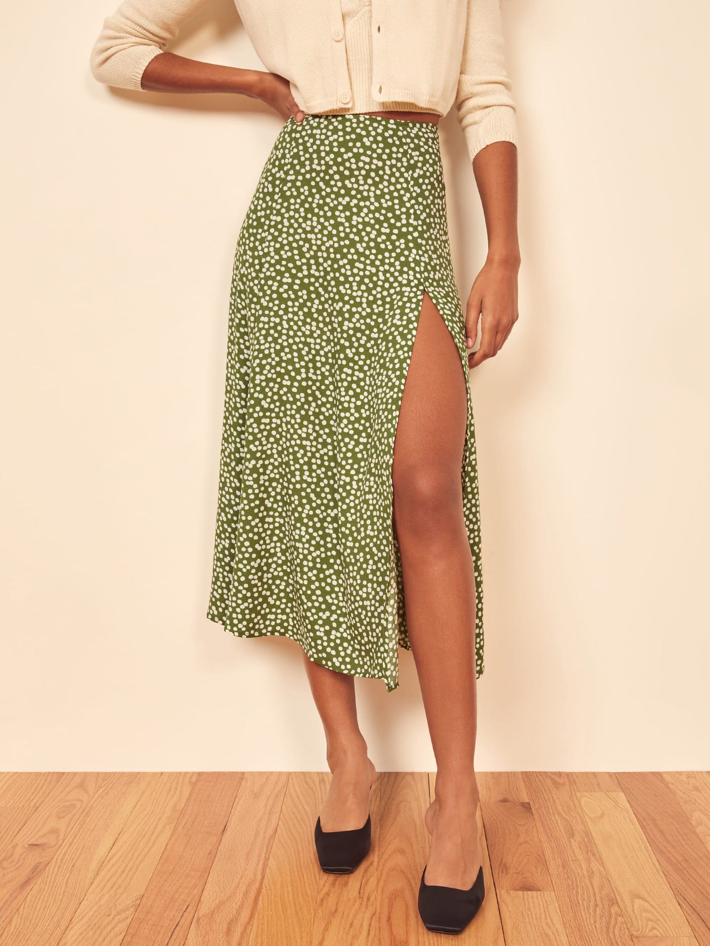 Fabulously Fierce Leopard Mini Skirt - Green