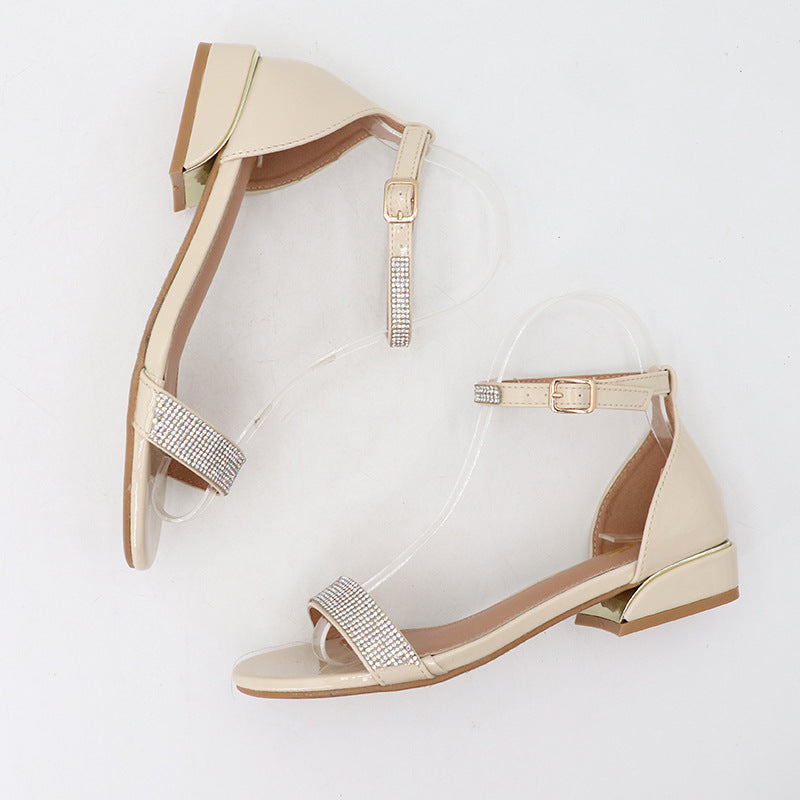 Glam Nights Rhinestone Block Heels