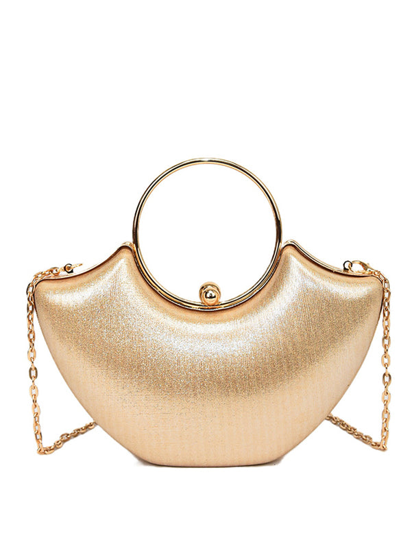 Retro Clip Light Luxury Personality Crossbody Bag