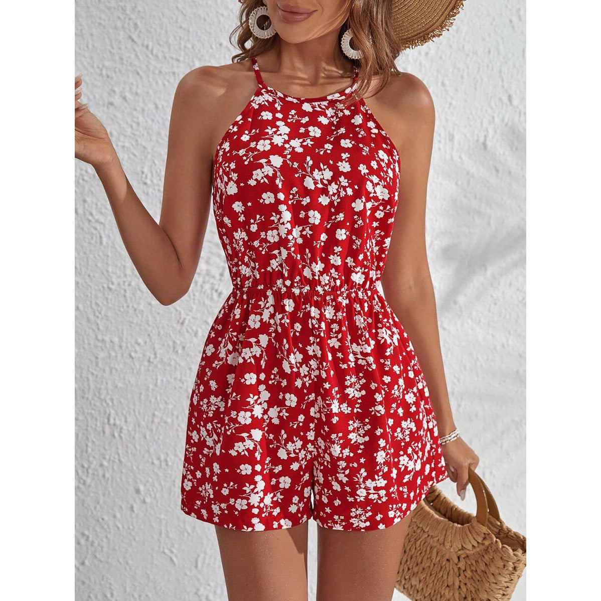 Such A Charmer Floral Skater Romper